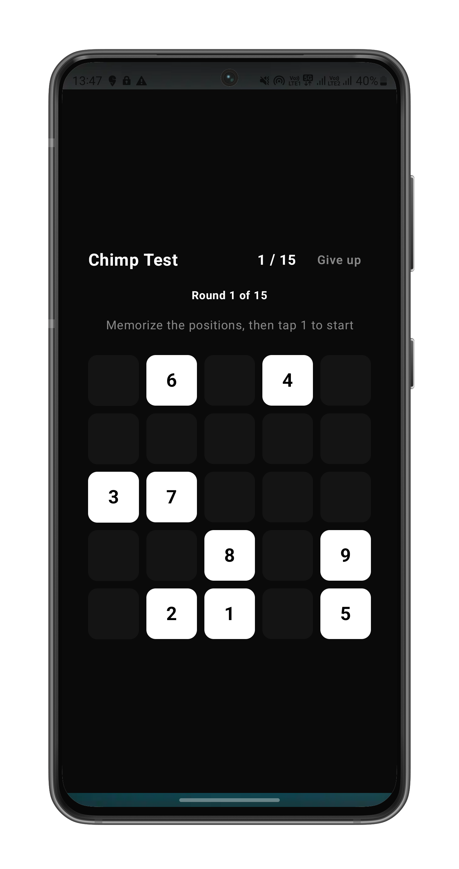 Sudoku interrupt lock screen